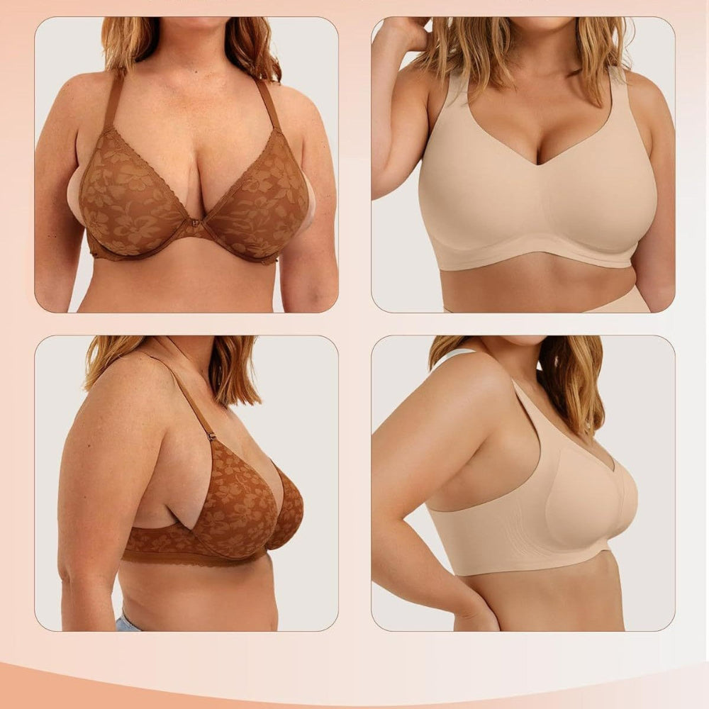 Soutien-gorge push up sans armature