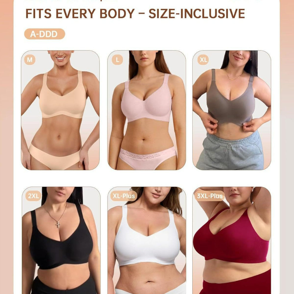 Soutien-gorge push up sans armature